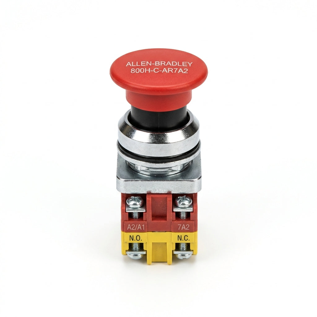 ALLEN-BRADLEY 800H-C-AR7A2 BOTONES PULSADORES BOTONERAS Y ACCESORIOS
