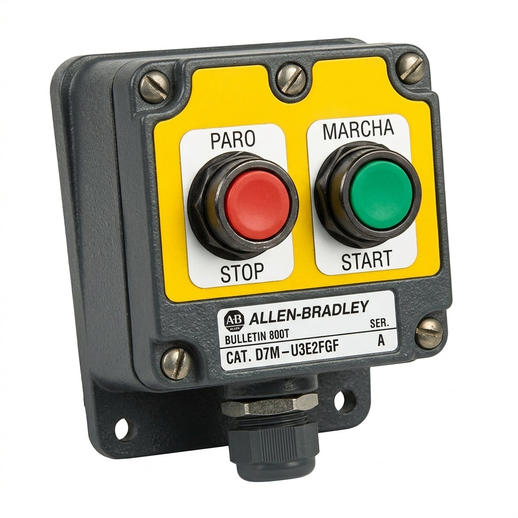 ALLEN-BRADLEY D7M-U3E2FGF BOTONES PULSADORES BOTONERAS Y ACCESORIOS