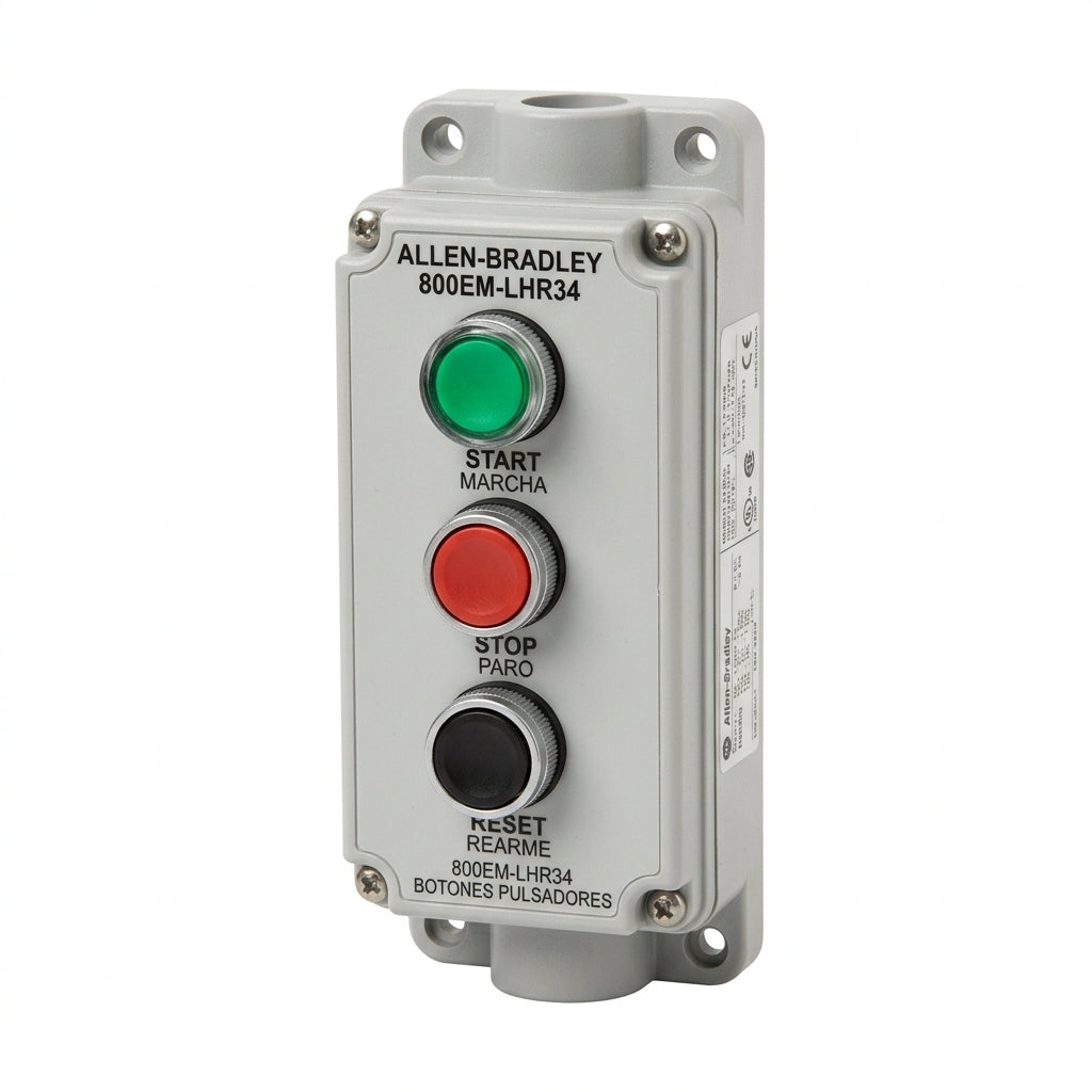 ALLEN-BRADLEY 800EM-LHR34 BOTONES PULSADORES BOTONERAS