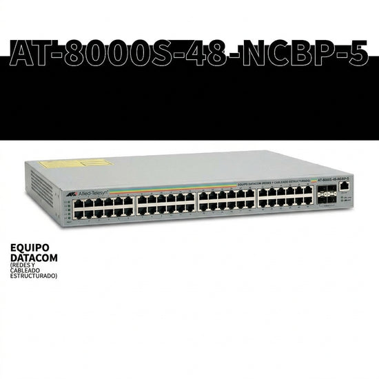 ALLIED-TELESYN AT-8000S-48-NCBP-5 EQUIPO DATACOM (REDES Y CABLEADO ESTRUCTURADO)