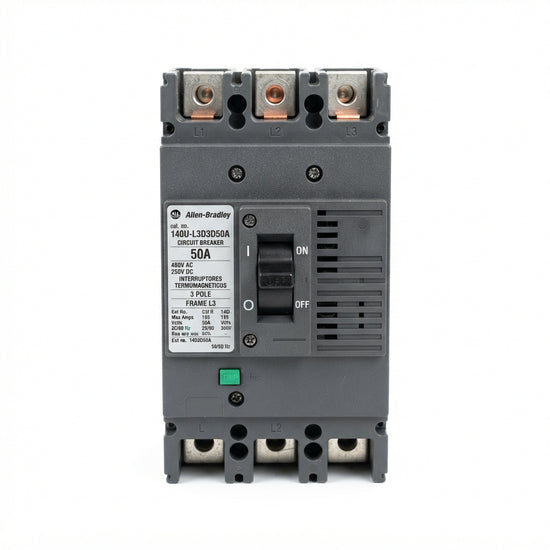 ALLEN-BRADLEY 140U-L3D3D50A INTERRUPTORES TERMOMAGNETICOS EN CAJA MOLDEADA