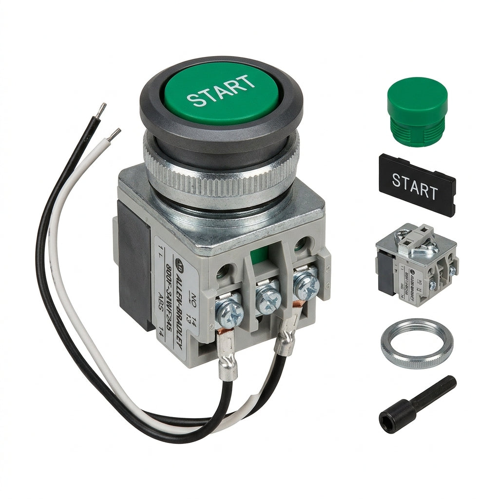 ALLEN-BRADLEY 800F-34WF245 BOTONES PULSADORES BOTONERAS Y ACCESORIOS
