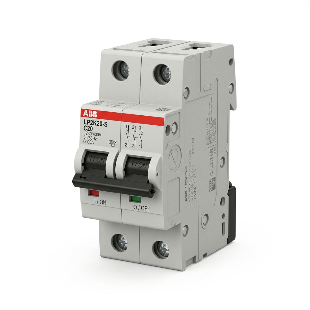 ABB LP2K20-S INTERRUPTORES TERMOMAGNETICOS MINIATURA RIEL DIN