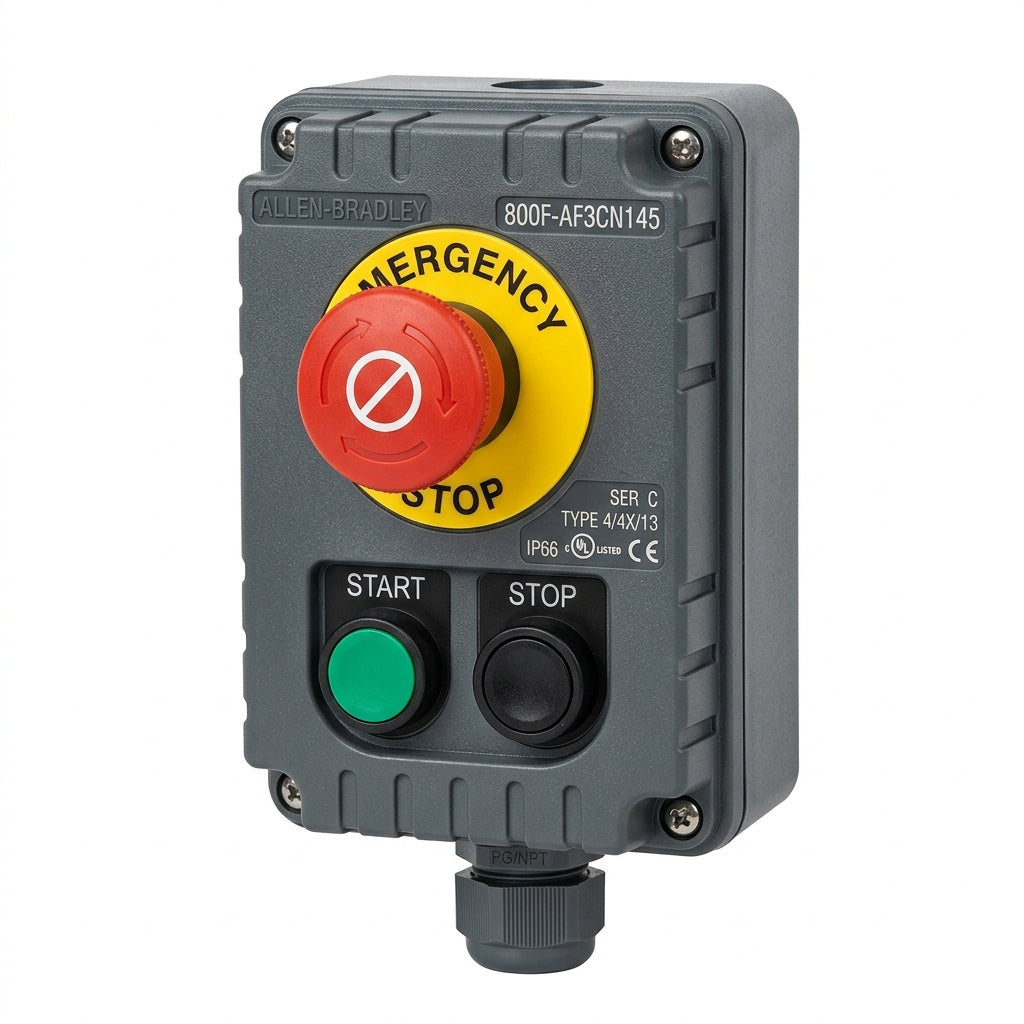 ALLEN-BRADLEY 800F-AF3CN145 BOTONES PULSADORES BOTONERAS Y ACCESORIOS