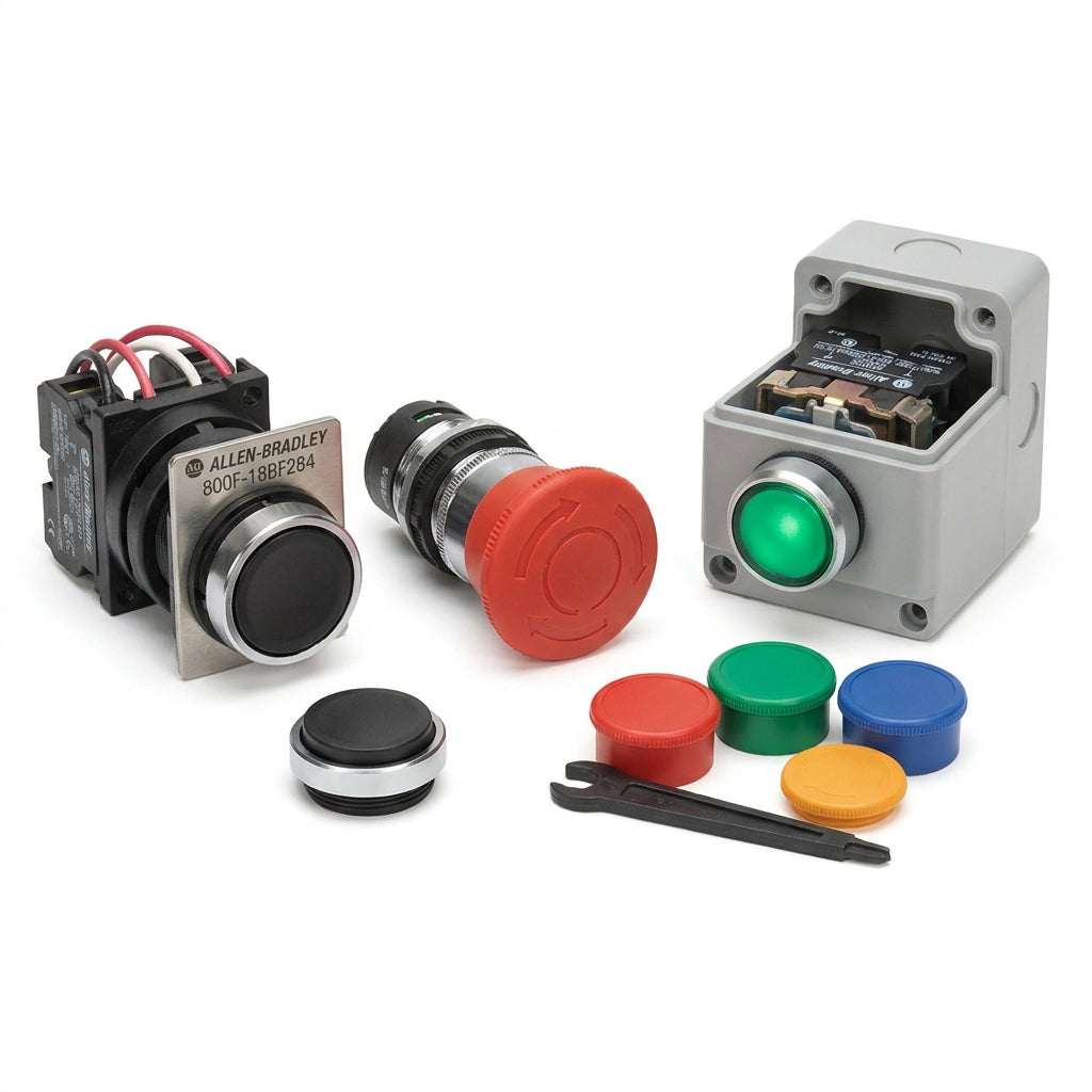 ALLEN-BRADLEY 800F-18BF284 BOTONES PULSADORES BOTONERAS Y ACCESORIOS