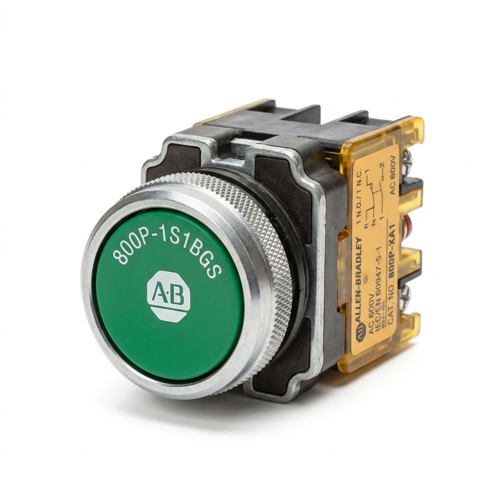 ALLEN-BRADLEY 800P-1S1BGS BOTONES PULSADORES BOTONERAS Y ACCESORIOS