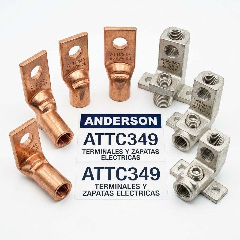 ANDERSON ATTC349 TERMINALES Y ZAPATAS ELECTRICAS