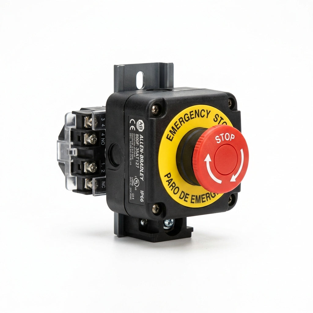 ALLEN-BRADLEY 800F-35AT127 BOTONES PULSADORES BOTONERAS Y ACCESORIOS