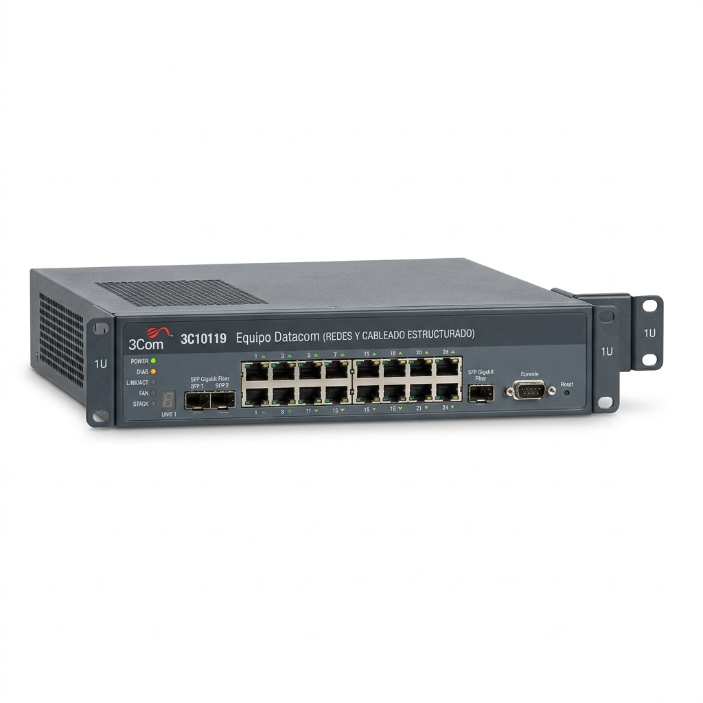 3COM 3C10119 EQUIPO DATACOM (REDES Y CABLEADO ESTRUCTURADO)