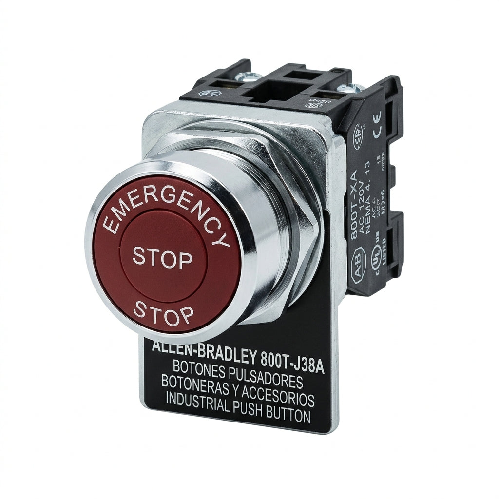 ALLEN-BRADLEY 800T-J38A BOTONES PULSADORES BOTONERAS Y ACCESORIOS