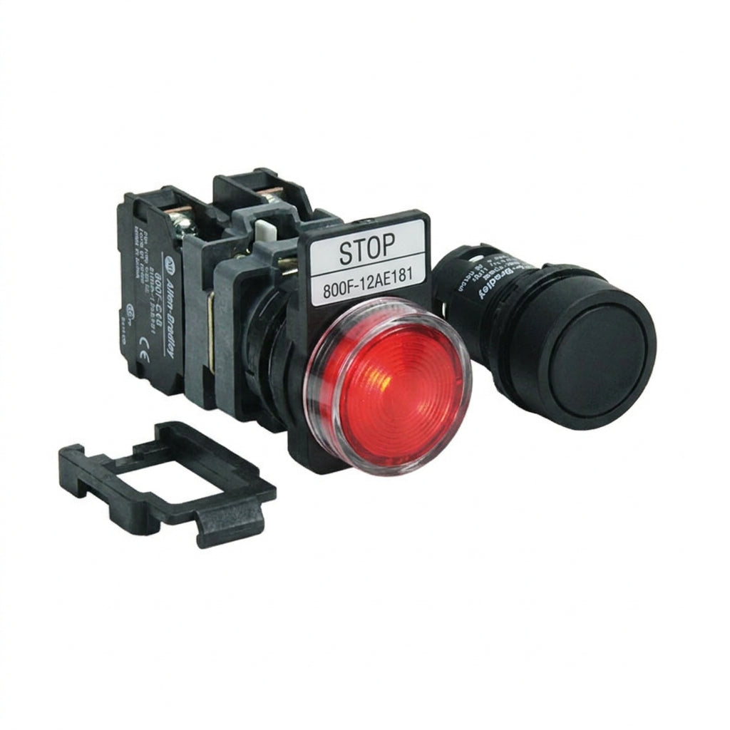 ALLEN-BRADLEY 800F-12AE181 BOTONES PULSADORES BOTONERAS Y ACCESORIOS