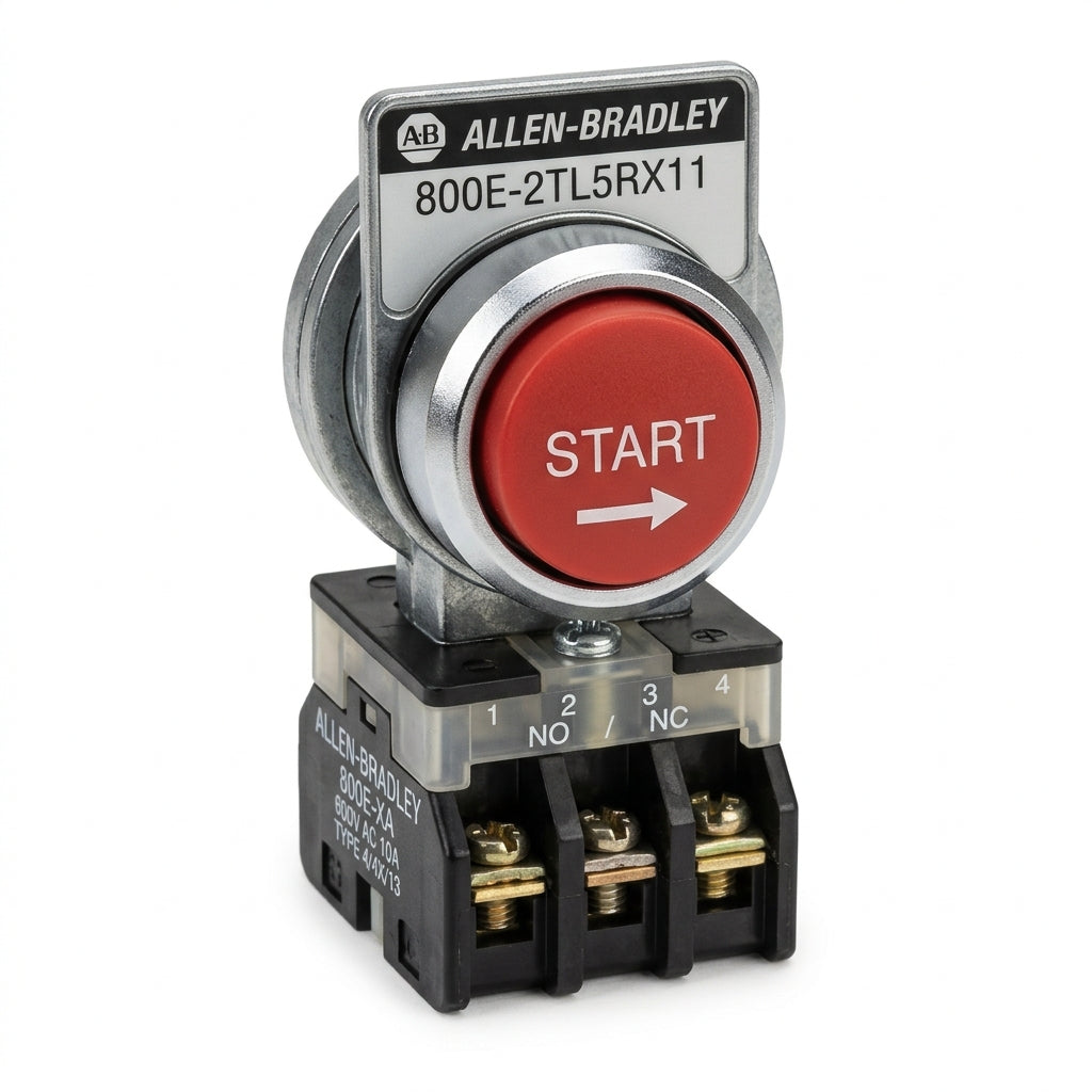 ALLEN-BRADLEY 800E-2TL5RX11 BOTONES PULSADORES BOTONERAS Y ACCESORIOS