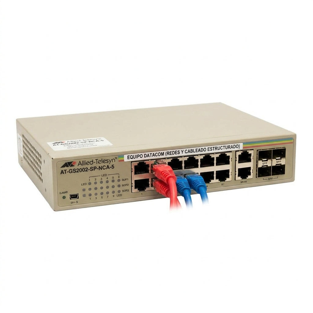 ALLIED-TELESYN AT-GS2002-SP-NCA-5 EQUIPO DATACOM (REDES Y CABLEADO ESTRUCTURADO)