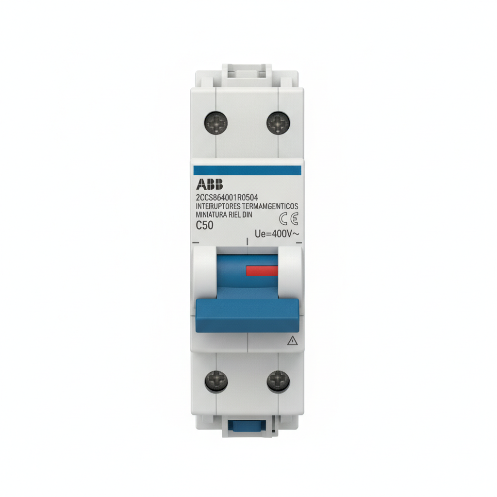 ABB 2CCS864001R0504 INTERRUPTORES TERMOMAGNETICOS MINIATURA RIEL DIN