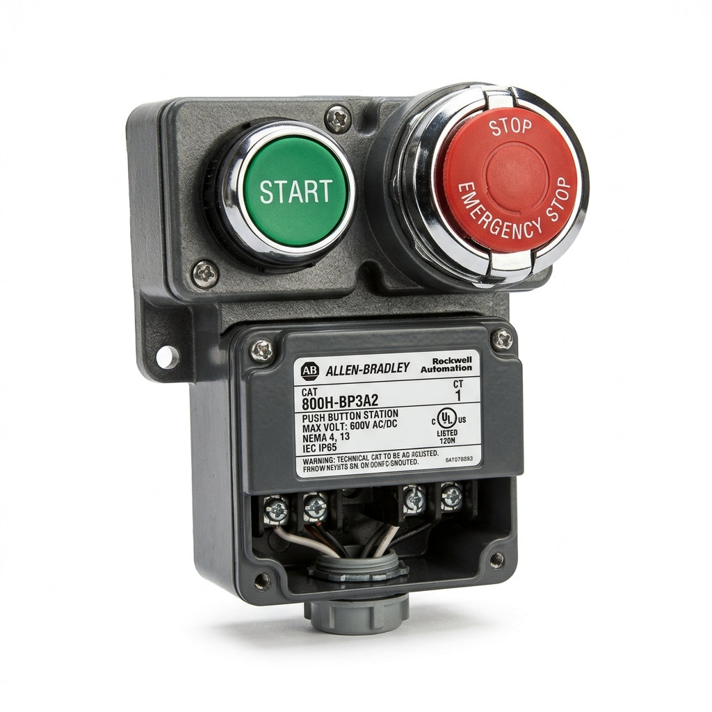 ALLEN-BRADLEY 800H-BP3A2 BOTONES PULSADORES BOTONERAS Y ACCESORIOS