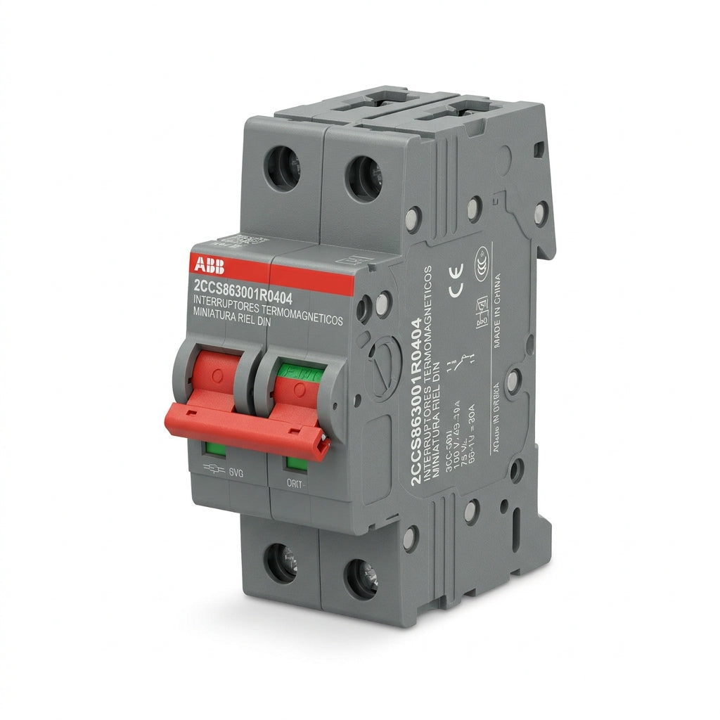 ABB 2CCS863001R0404 INTERRUPTORES TERMOMAGNETICOS MINIATURA RIEL DIN