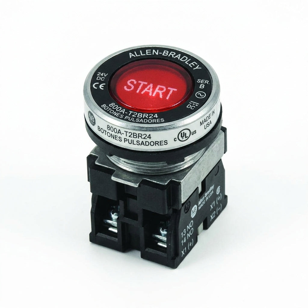 ALLEN-BRADLEY 800A-T2BR24 BOTONES PULSADORES BOTONERAS Y ACCESORIOS