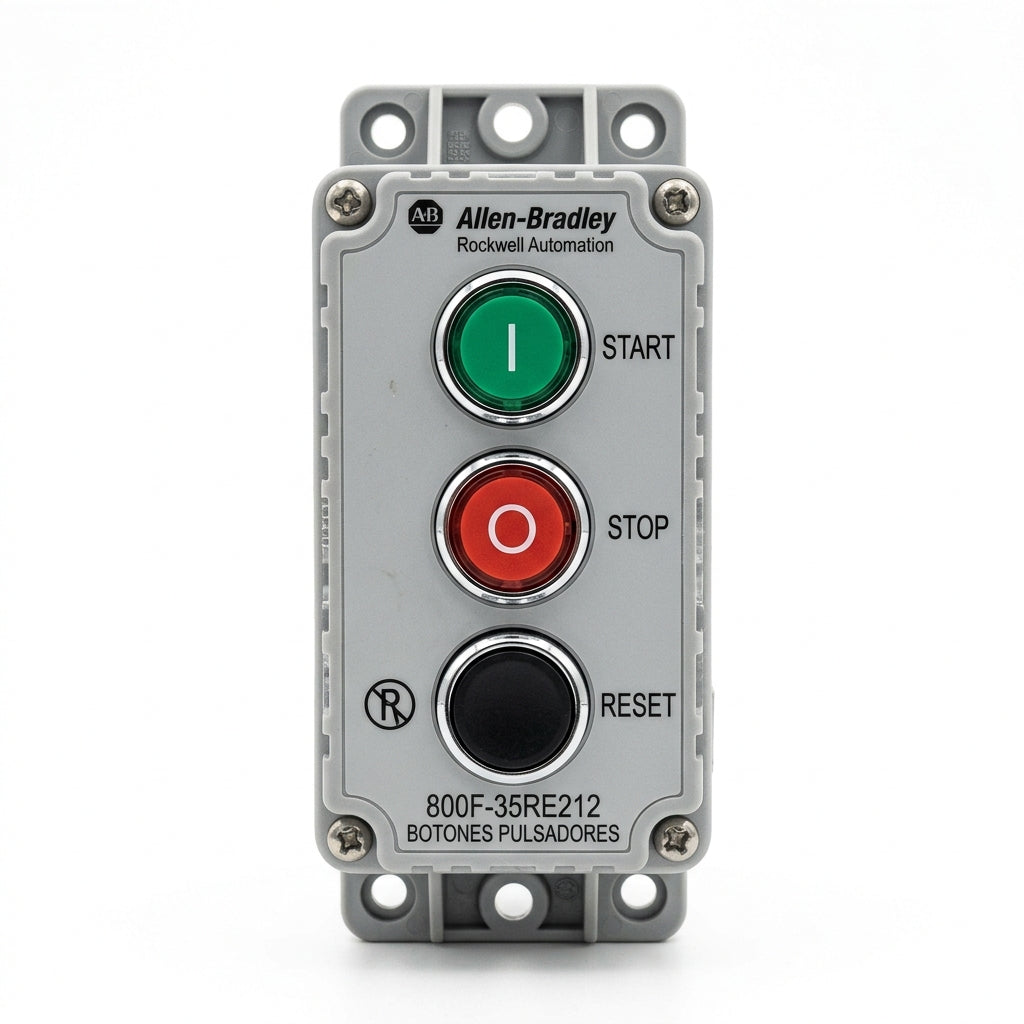 ALLEN-BRADLEY 800F-35RE212 BOTONES PULSADORES BOTONERAS