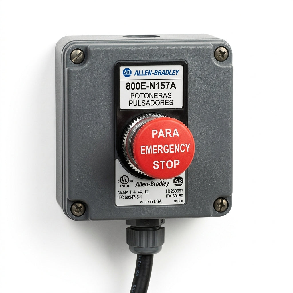ALLEN-BRADLEY 800E-N157A BOTONES PULSADORES BOTONERAS