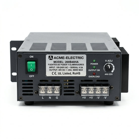 ACME-ELECTRIC 200B48HA FUENTES DE PODER Y ELIMINADORES