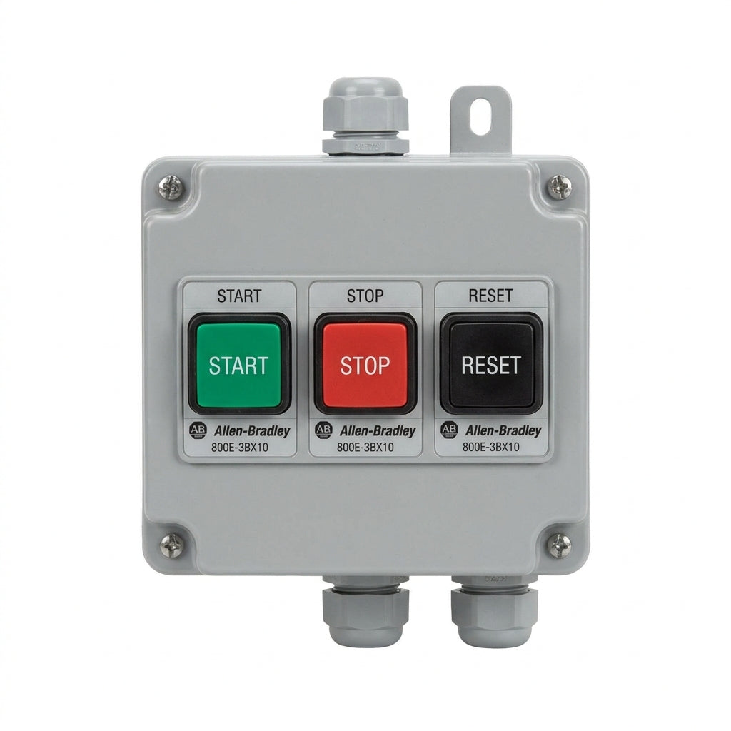 ALLEN-BRADLEY 800E-3BX10 BOTONES PULSADORES BOTONERAS