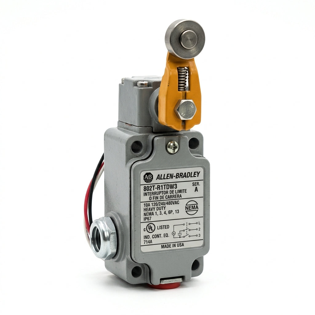 ALLEN-BRADLEY 802T-R1TDW3 INTERRUPTORES DE LIMITE O FIN DE CARRERA