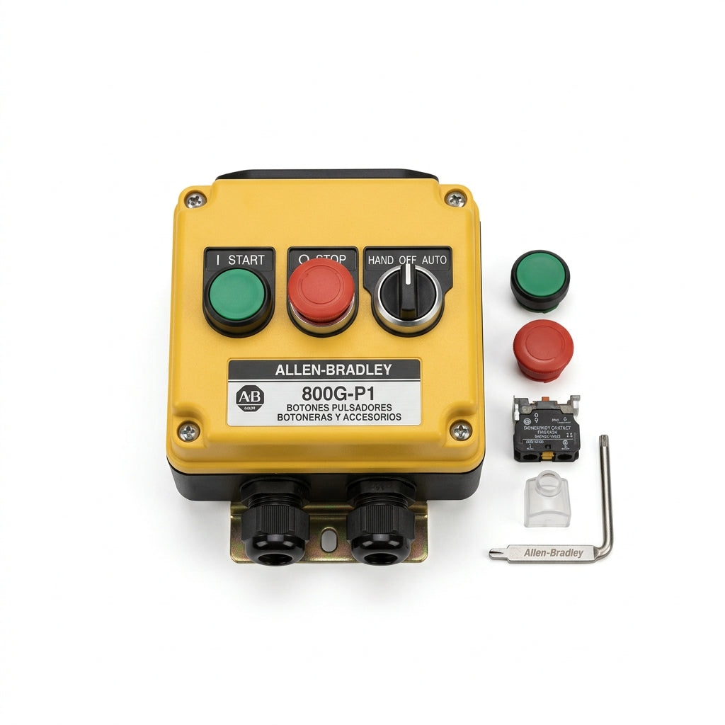 ALLEN-BRADLEY 800G-P1 BOTONES PULSADORES BOTONERAS Y ACCESORIOS