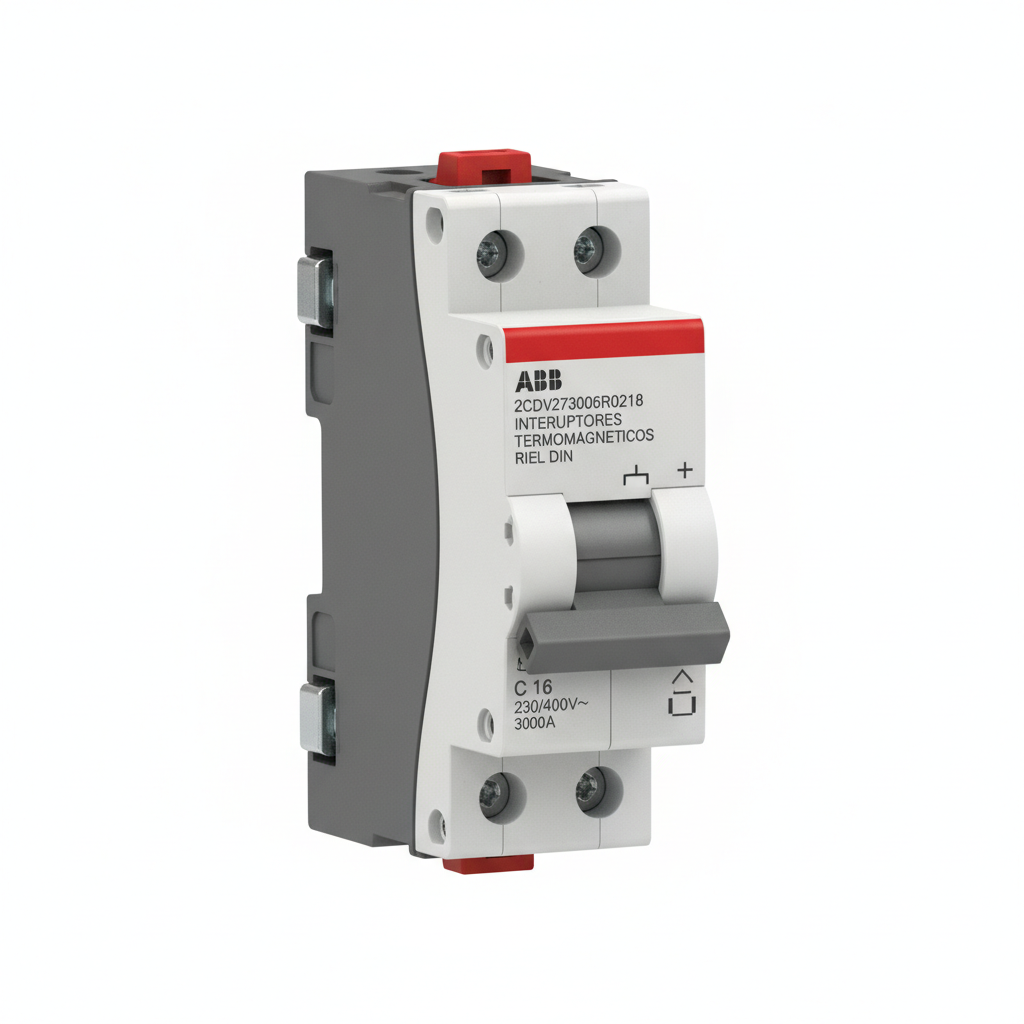 ABB 2CDV273006R0218 INTERRUPTORES TERMOMAGNETICOS MINIATURA RIEL DIN