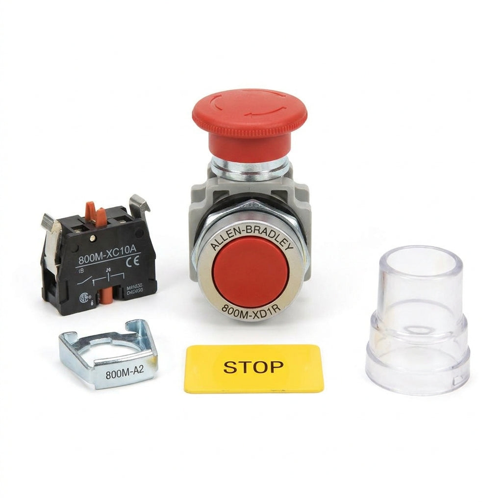ALLEN-BRADLEY 800M-XD1R BOTONES PULSADORES BOTONERAS Y ACCESORIOS