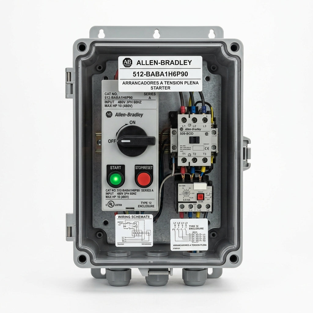 ALLEN-BRADLEY 512-BABA1H6P90 ARRANCADORES A TENSION PLENA