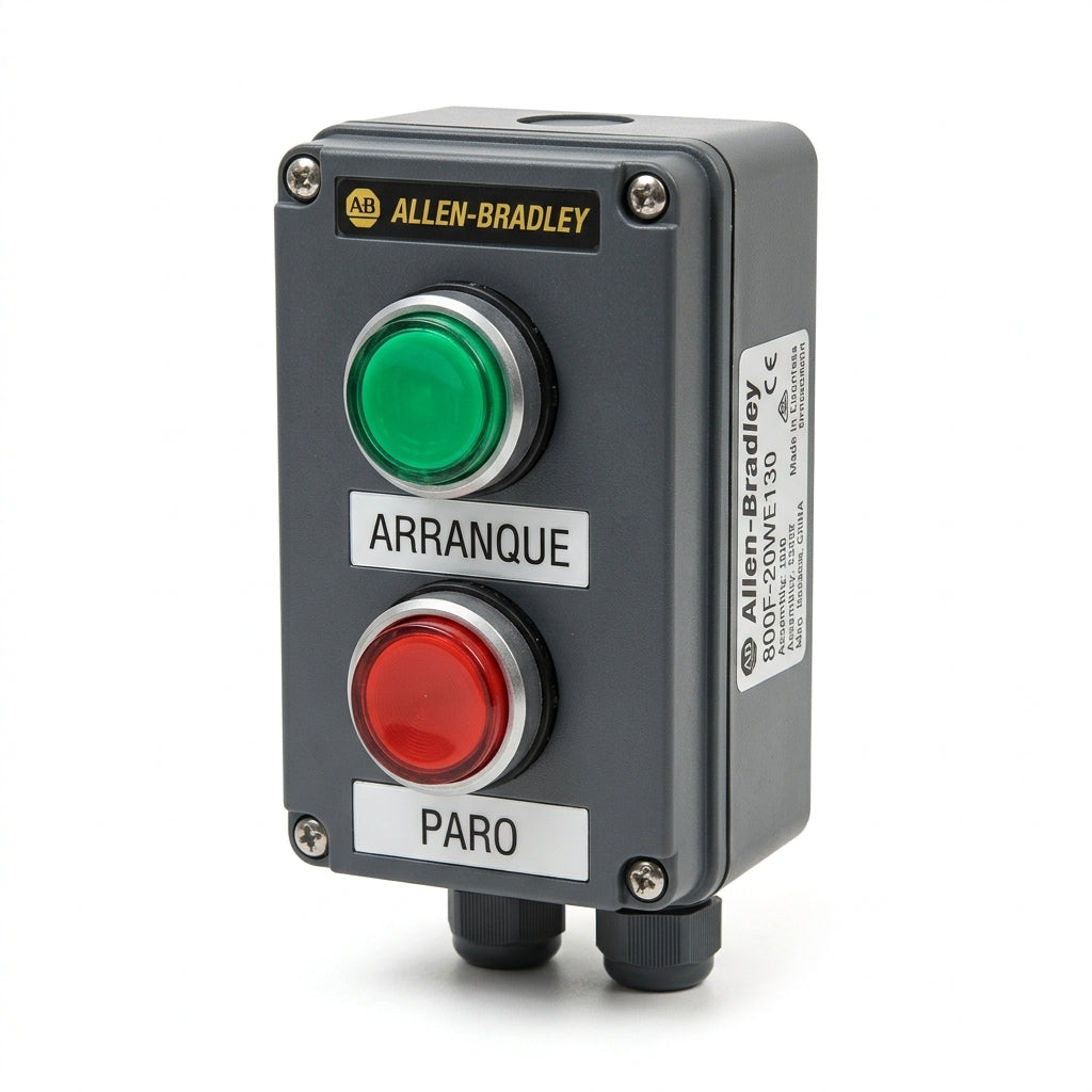 ALLEN-BRADLEY 800F-20WE130 BOTONES PULSADORES BOTONERAS Y ACCESORIOS