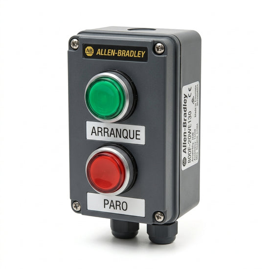 ALLEN-BRADLEY 800F-20WE130 BOTONES PULSADORES BOTONERAS Y ACCESORIOS