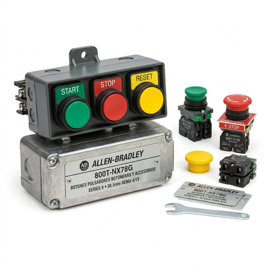 ALLEN-BRADLEY 800T-NX78G BOTONES PULSADORES BOTONERAS Y ACCESORIOS