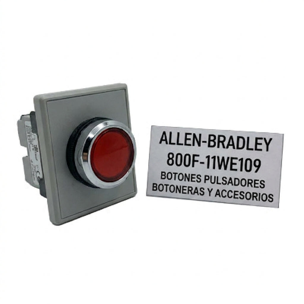 ALLEN-BRADLEY 800F-11WE109 BOTONES PULSADORES BOTONERAS Y ACCESORIOS