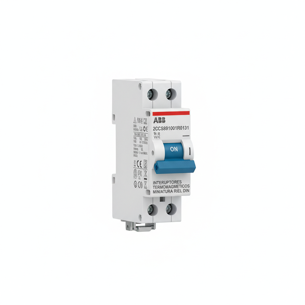 ABB 2CCS891001R0131 INTERRUPTORES TERMOMAGNETICOS MINIATURA RIEL DIN