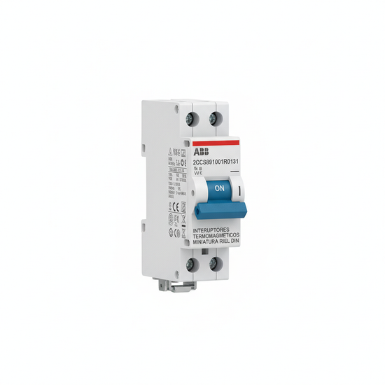 ABB 2CCS891001R0131 INTERRUPTORES TERMOMAGNETICOS MINIATURA RIEL DIN