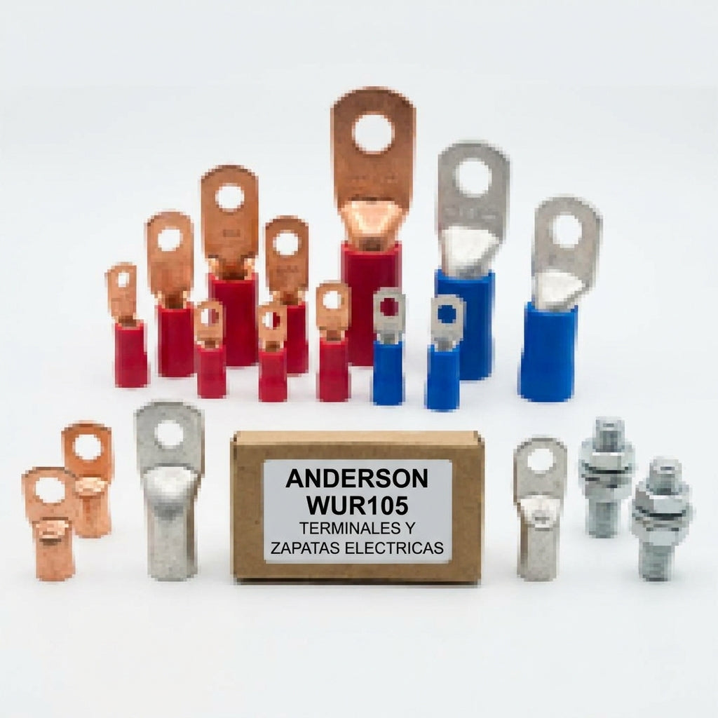 ANDERSON WUR105 TERMINALES Y ZAPATAS ELECTRICAS