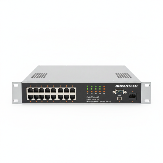 ADVANTECH EKI-6340-3U-AE EQUIPO DATACOM (REDES Y CABLEADO ESTRUCTURADO)