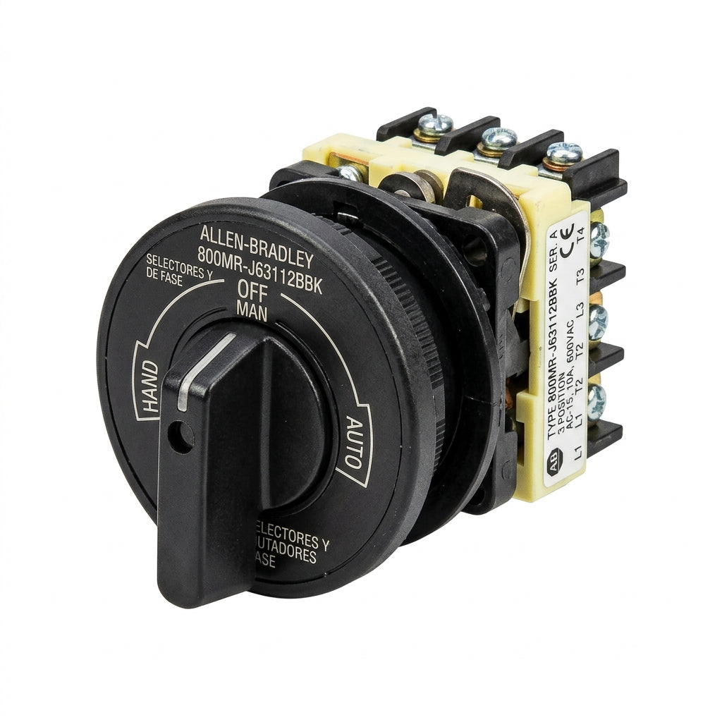 ALLEN-BRADLEY 800MR-J63112BBK SELECTORES Y CONMUTADORES DE FASE - LEVAS