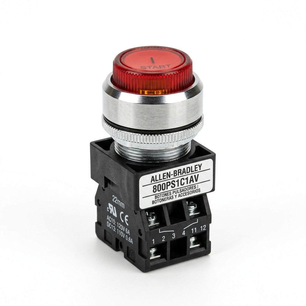 ALLEN-BRADLEY 800PS1C1AV BOTONES PULSADORES BOTONERAS Y ACCESORIOS