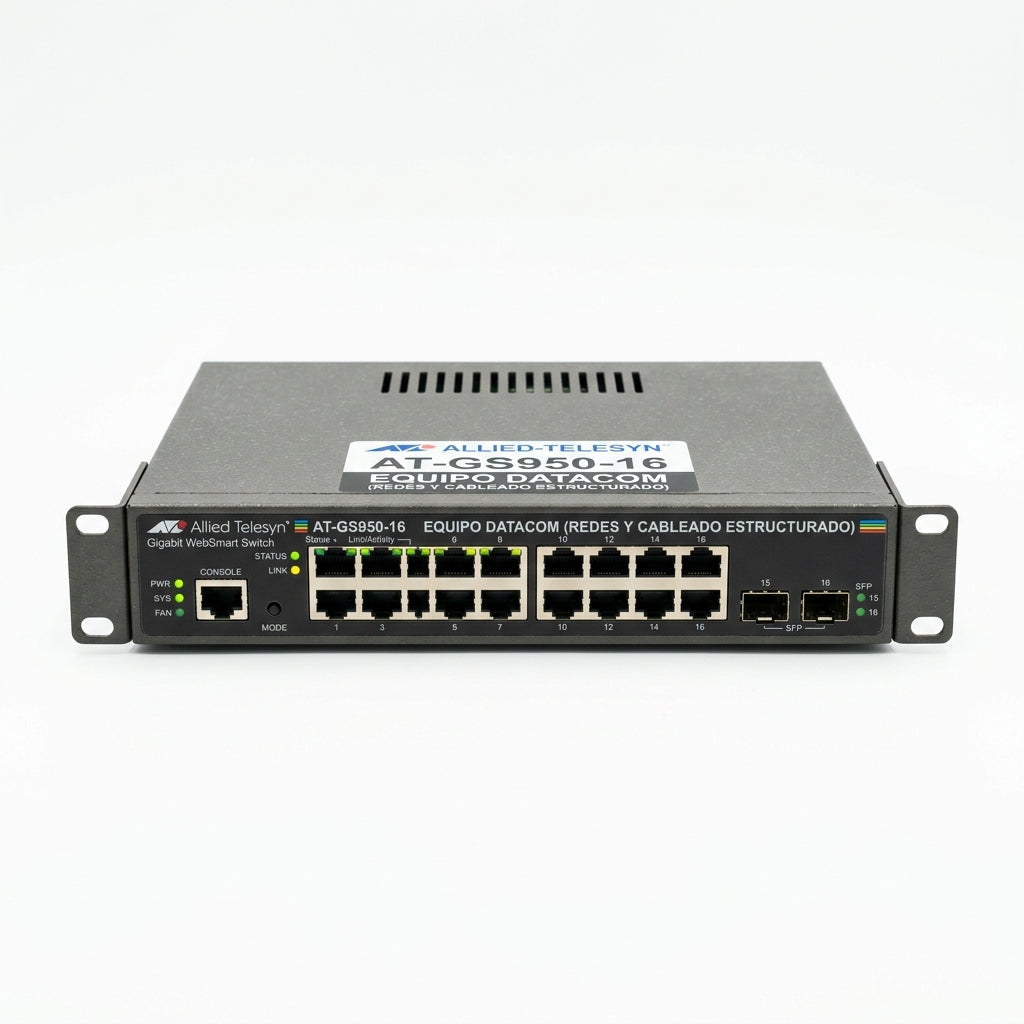 ALLIED-TELESYN AT-GS950-16-PC-3 EQUIPO DATACOM (REDES Y CABLEADO ESTRUCTURADO)