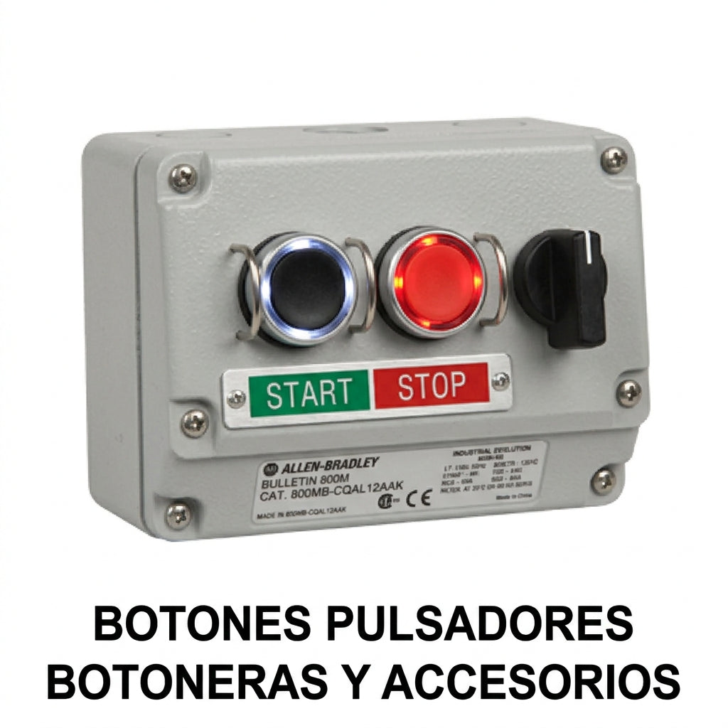 ALLEN-BRADLEY 800MB-CQAL12AAK BOTONES PULSADORES BOTONERAS Y ACCESORIOS