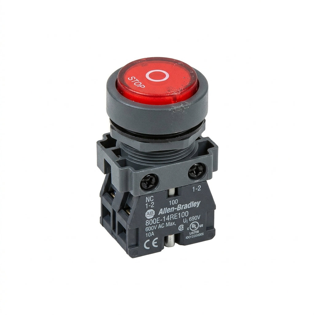 ALLEN-BRADLEY 800E-14RE100 BOTONES PULSADORES BOTONERAS Y ACCESORIOS