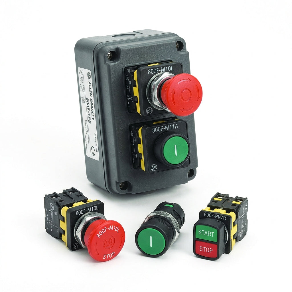 ALLEN-BRADLEY 800F-Q7R BOTONES PULSADORES BOTONERAS Y ACCESORIOS