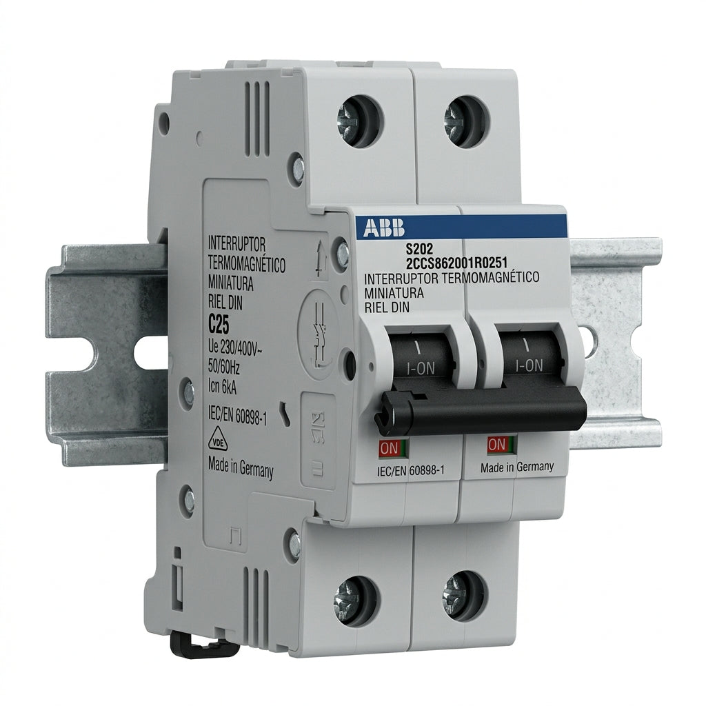 ABB 2CCS862001R0251 INTERRUPTORES TERMOMAGNETICOS MINIATURA RIEL DIN