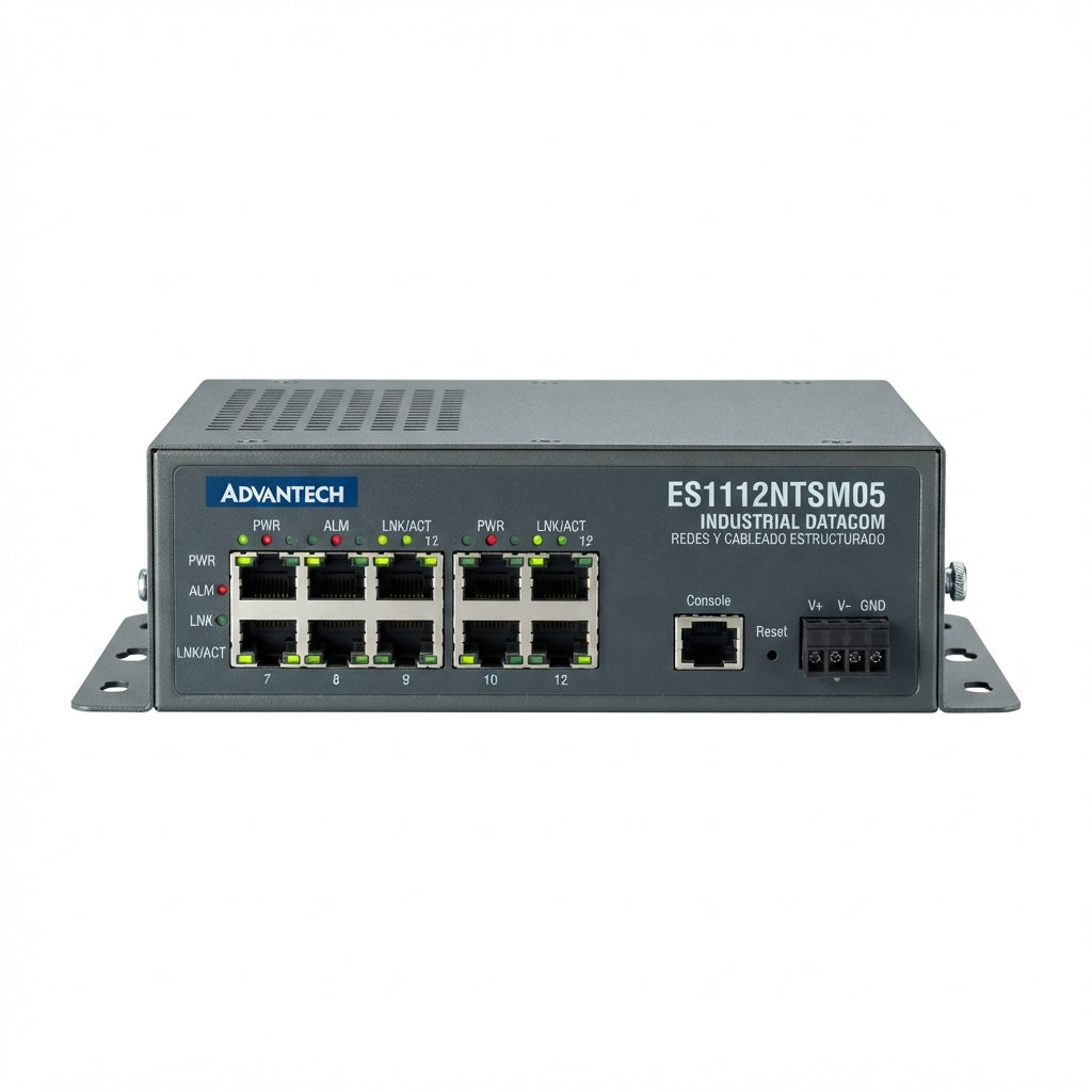 ADVANTECH ES1112NTSM05 EQUIPO DATACOM (REDES Y CABLEADO ESTRUCTURADO)