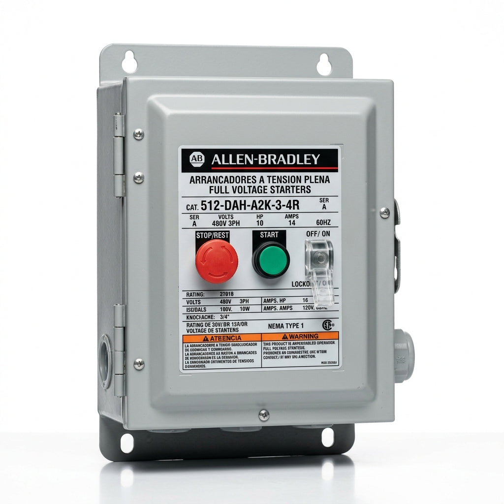 ALLEN-BRADLEY 512-DAH-A2K-3-4R ARRANCADORES A TENSION PLENA