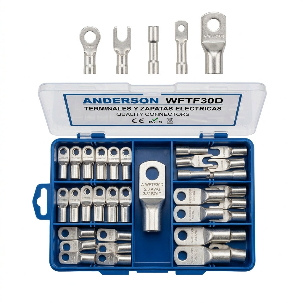 ANDERSON WFTF30D TERMINALES Y ZAPATAS ELECTRICAS
