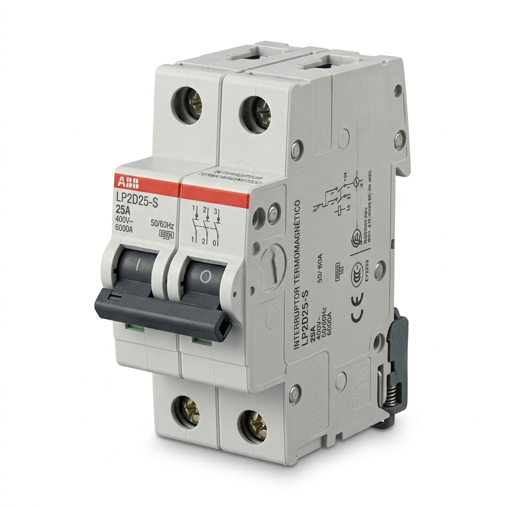 ABB LP2D25-S INTERRUPTORES TERMOMAGNETICOS MINIATURA RIEL DIN