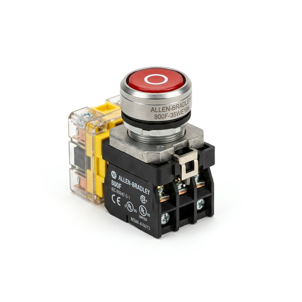ALLEN-BRADLEY 800F-35WE196 BOTONES PULSADORES BOTONERAS Y ACCESORIOS